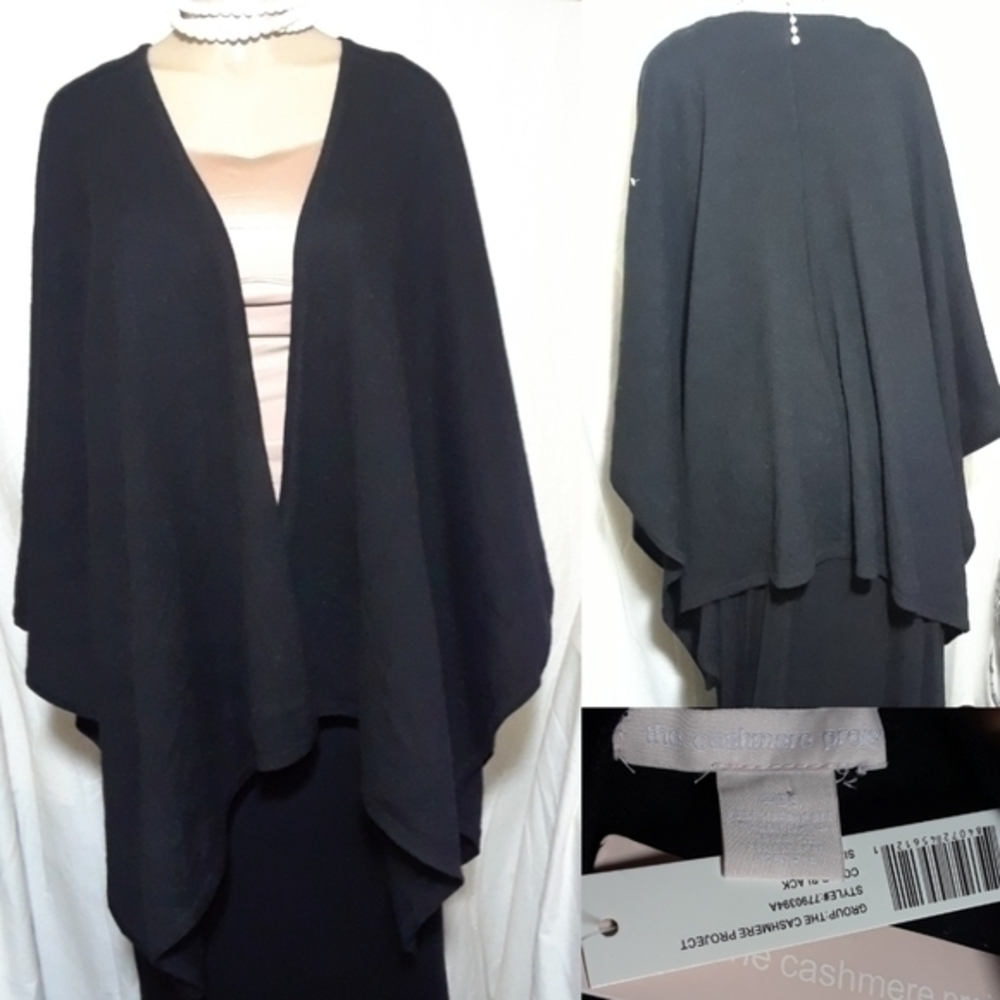 The Cashmere Project Open Front Cardigan Poncho